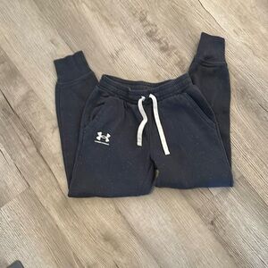 UA blue marled joggers
